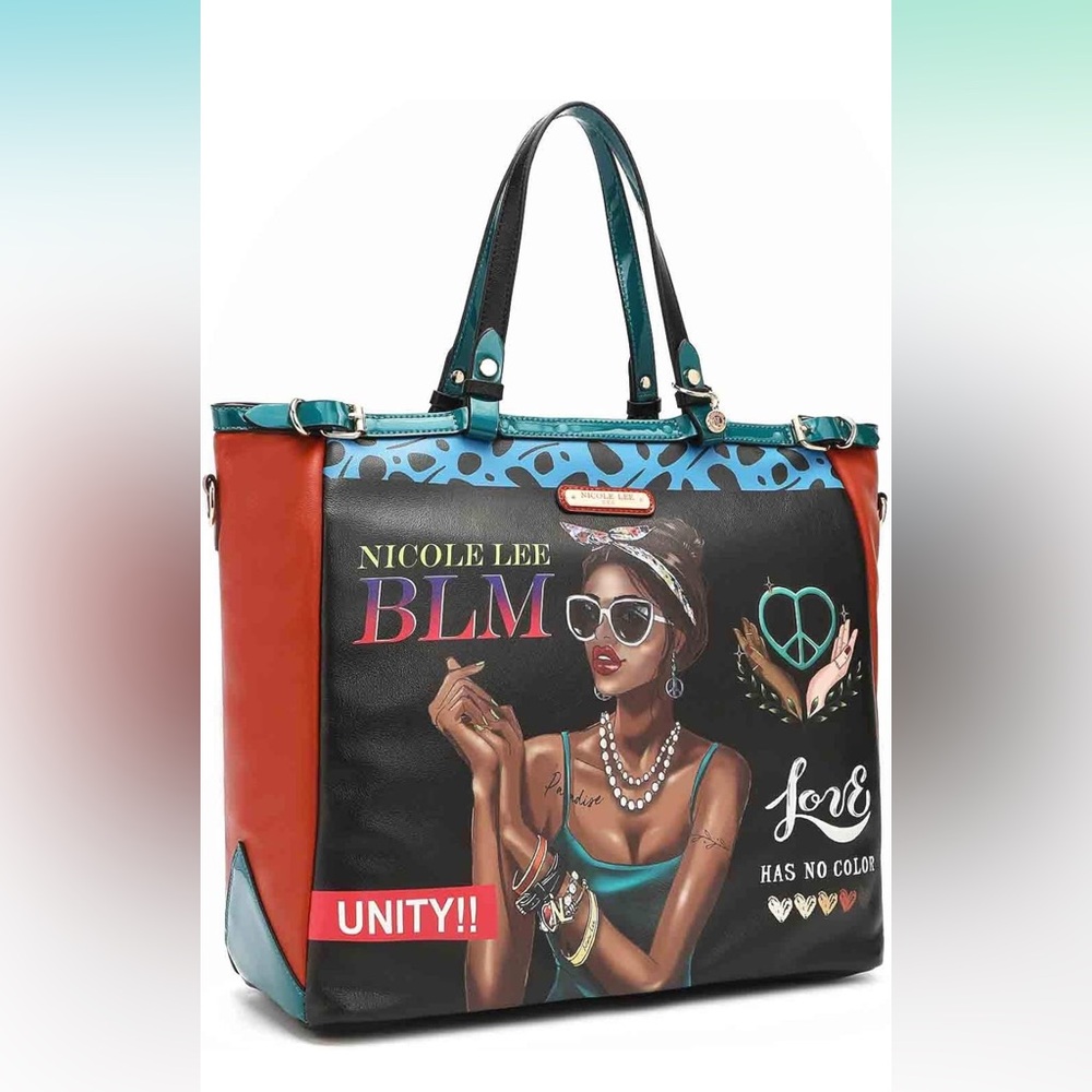 Nicole Lee Multicolor Tote Bag